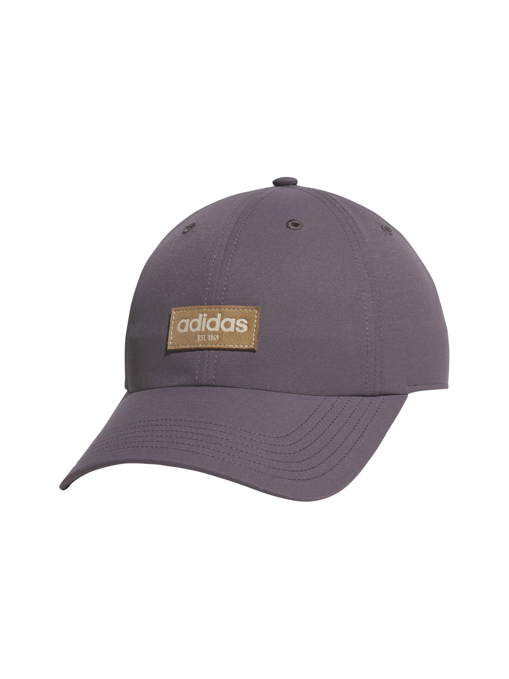 adidas Unisex Adult Court Relaxed Fit Strapback Hat | Gray, Brown | Size OS